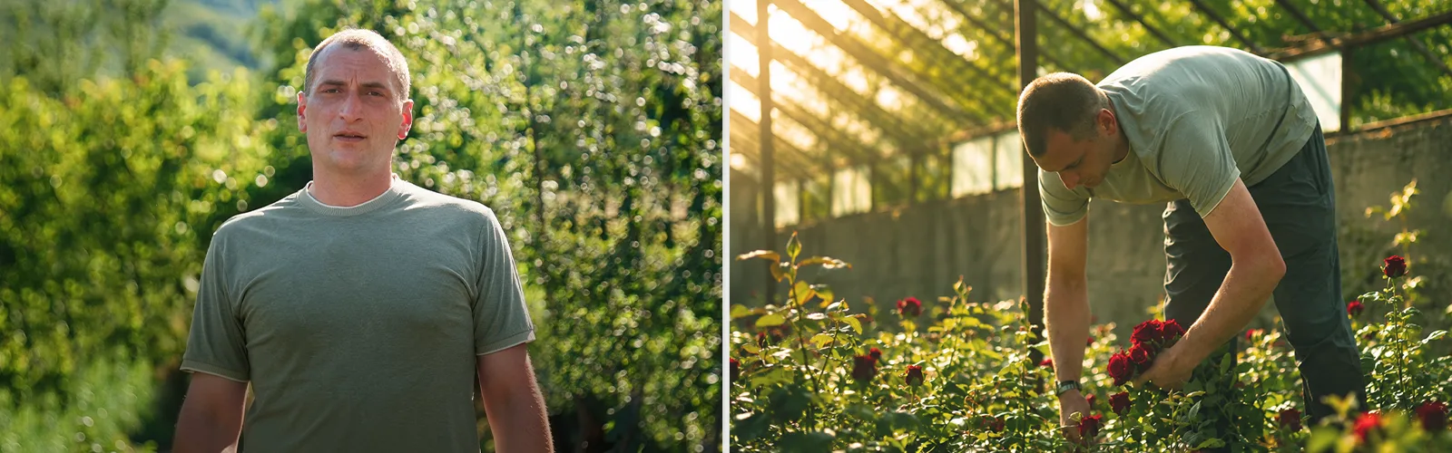 From a childhood passion to his own farm