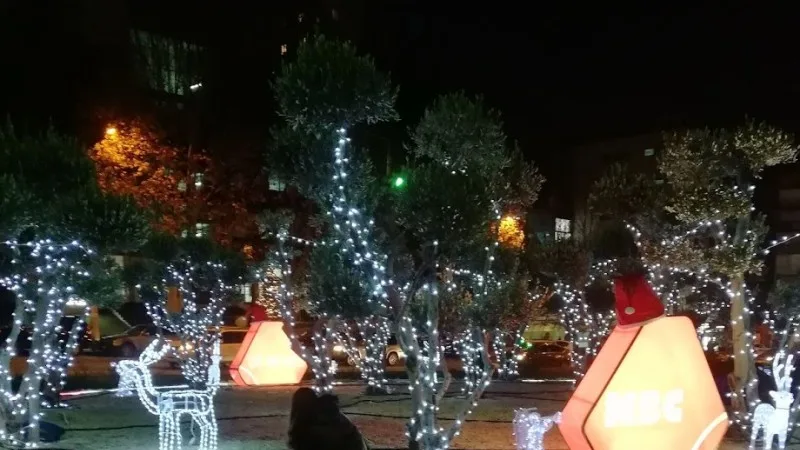 "ემბისი"-ს საახალწლო სკვერი ვაჟა-ფშაველას გამზირზე