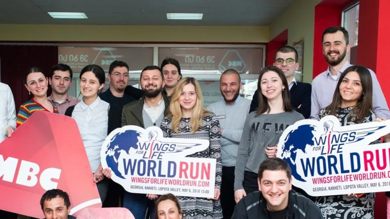 "ემბისი"-ს გუნდი WINGS FOR LIFE WORLD RUN-ს შეუერთდა