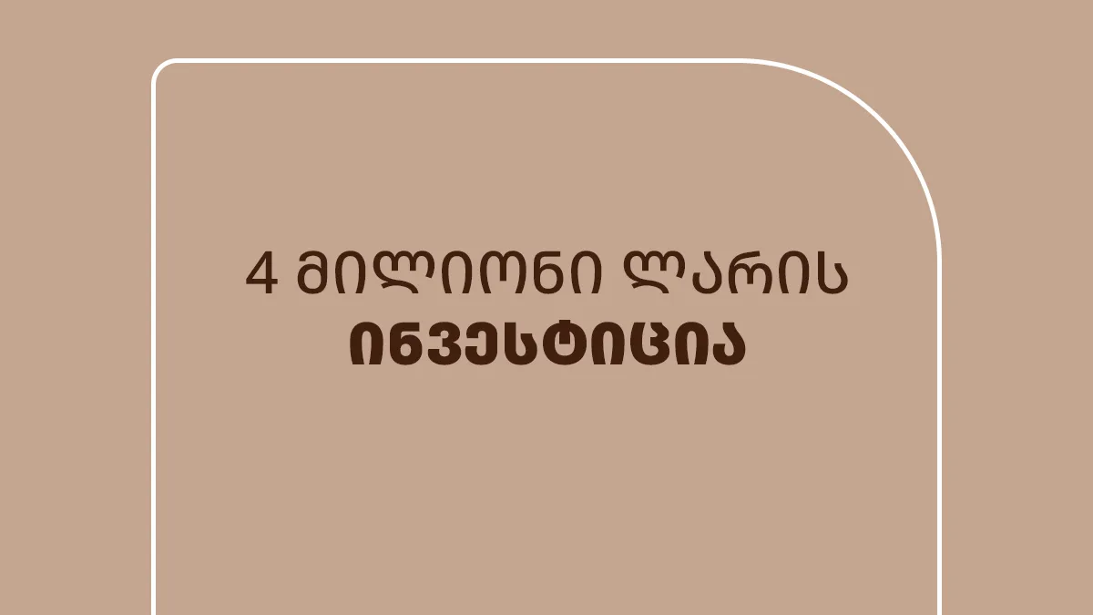 ემბისიმ Symbiotics-ისგან 4 მილიონი ლარის ინვესტიცია მოიზიდა